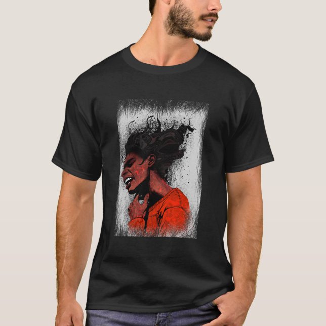 abstract man T-Shirt (Front)