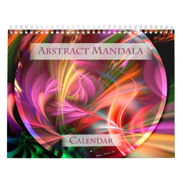 Abstract Mandala Calendar (Cover)