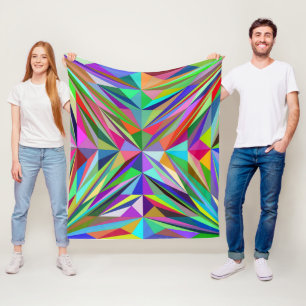 Abstract Mandala Fleece Blanket