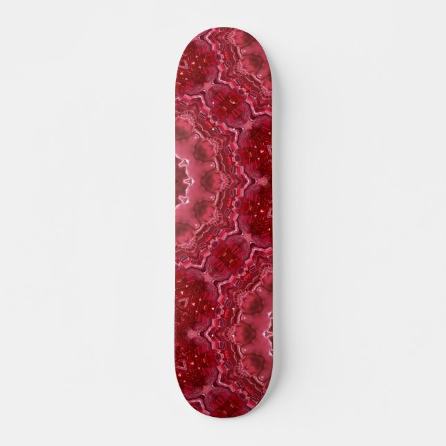 Abstract , mandala , kaleidoscope skateboard (Front)