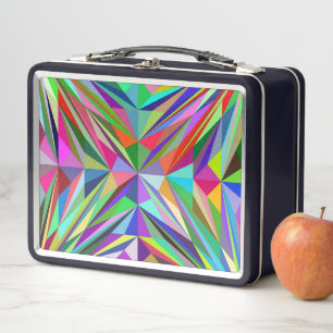 Abstract Mandala Metal Lunch Box