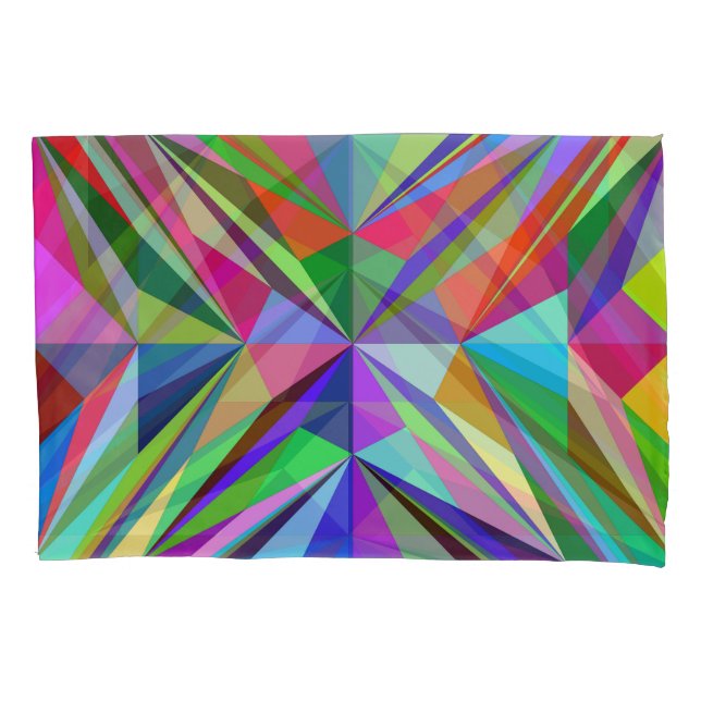 Abstract Mandala Pillowcase (Front-Left)