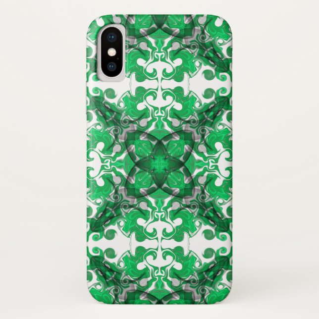 Abstract mandala, psychedelic butterfly swirl Case-Mate iPhone case (Back)
