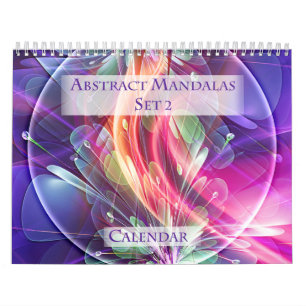 Abstract Mandalas Set 2 Calendar