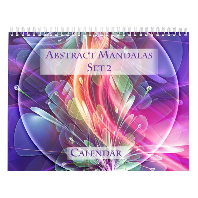 Abstract Mandalas Set 2 Calendar (Cover)