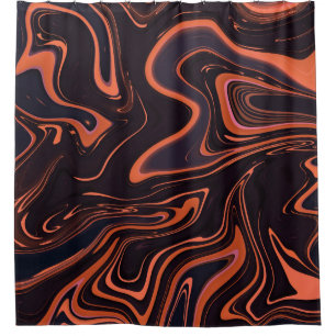 Abstract Marble: Artistic Texture Background Shower Curtain