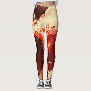 Abstract marble background. leggings