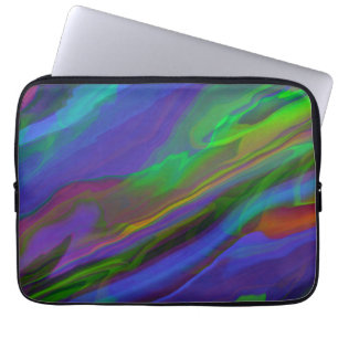Abstract Marble illustration Colourful Cute Laptop Sleeve