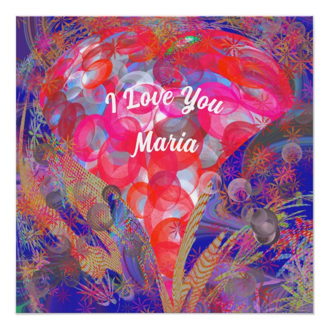 Abstract marble Liquified Colourful Glossy Poster (Front)