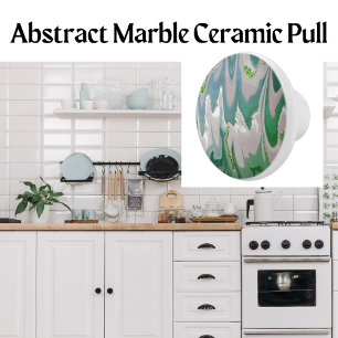 Abstract Marble Swirl Ceramic Pull