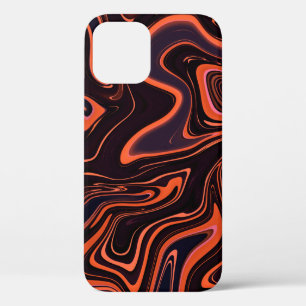 Abstract Marble Texture Background iPhone 12 Case