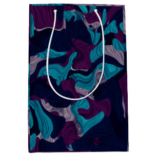 Abstract Marble Texture Medium Gift Bag