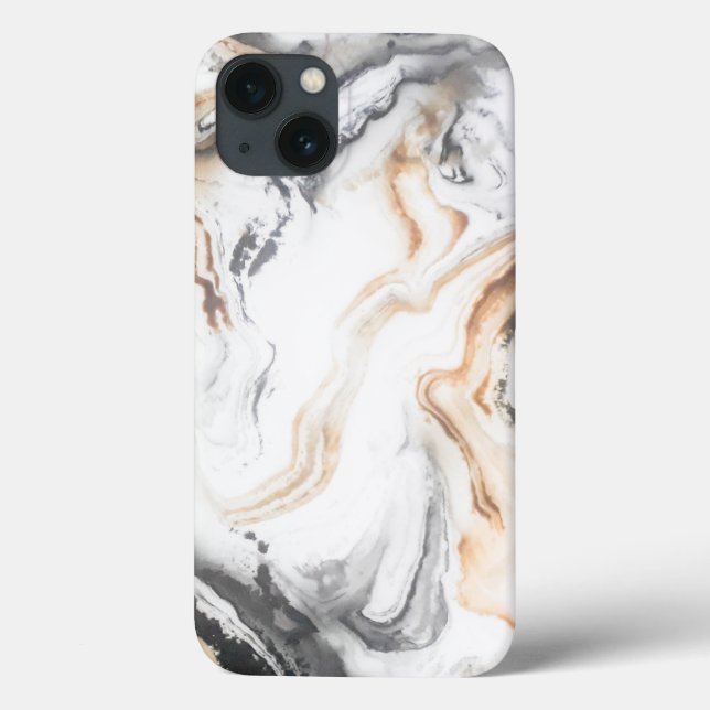 Abstract Marble Texture Nature Case-Mate iPhone Case (Back)