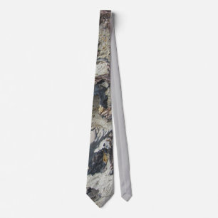 Abstract Marbled Driftwood Pattern Professional Tie