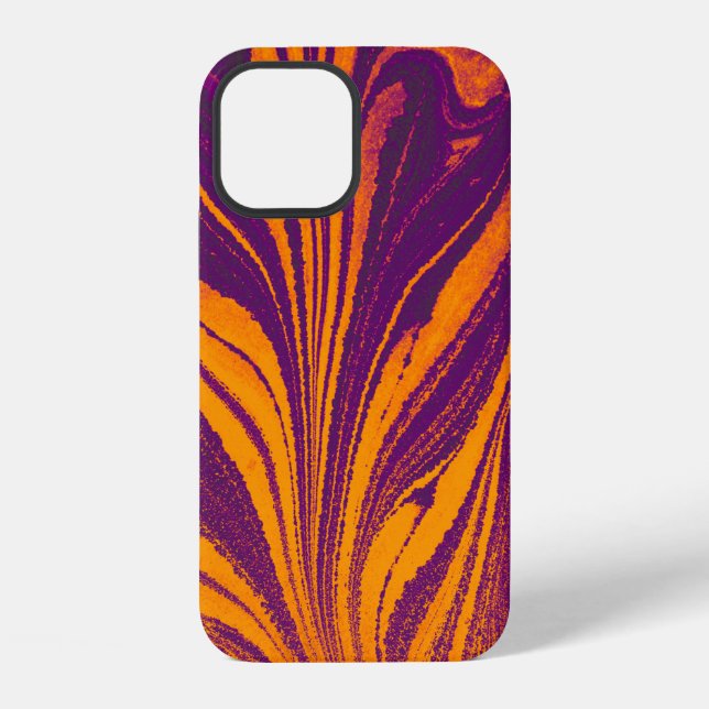 Abstract marbling pattern. Creative marbling backg iPhone Case (Back)