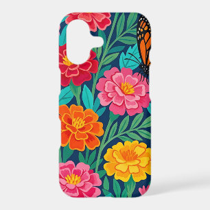 Abstract Marigold Monarch Gouache iPhone Cases