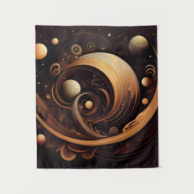 Abstract Mars Tapestry (Front)