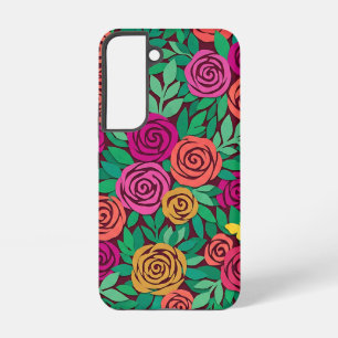 Abstract Matisse Roses Butterflies Samsung Cases