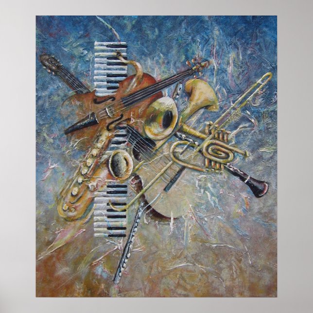 Abstract Melody print (Front)