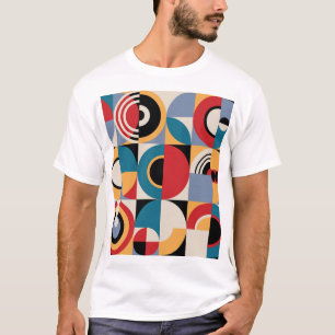 Abstract Memphis: Geometric Vintage Style. T-Shirt