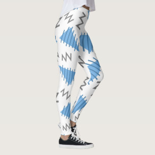 Abstract Memphis Pattern leggings