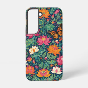 Abstract Mexican Lotus Monarch Samsung Cases