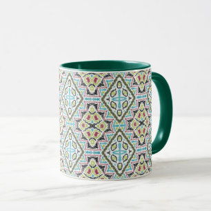 Abstract mexican tribal retro african ethno tradit mug