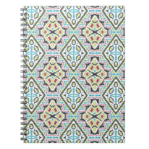 Abstract mexican tribal retro african ethno tradit notebook