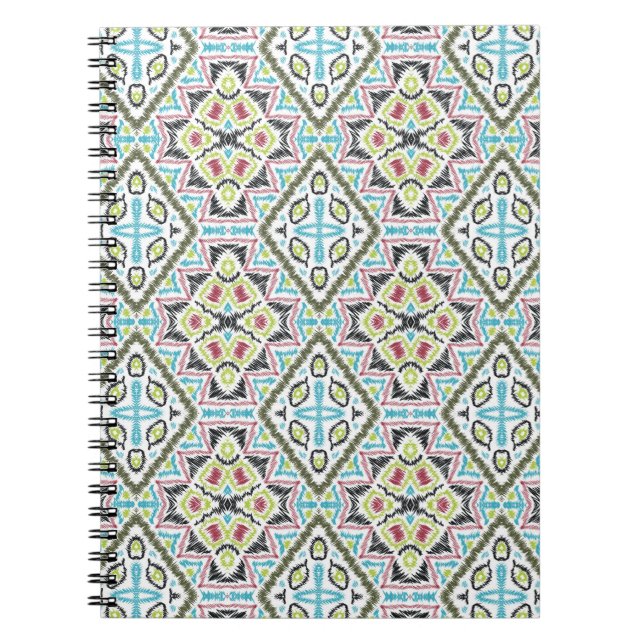Abstract mexican tribal retro african ethno tradit notebook (Front)