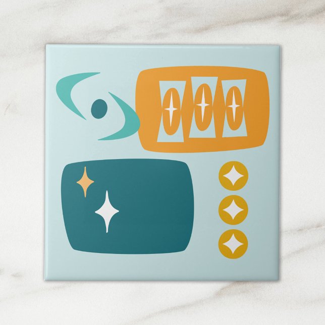 Abstract Mid Century Atomic Ceramic Tile (Creator Uploaded)