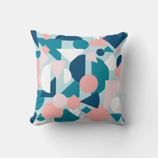 Abstract Mid century Cushion (Front)