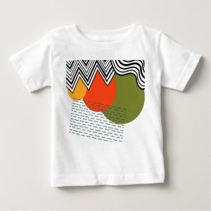 Abstract Mid-Century Modern  Baby T-Shirt
