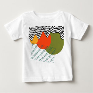 Abstract Mid-Century Modern  Baby T-Shirt