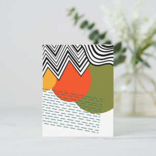 Abstract Mid-Century Modern  Card