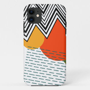 Abstract Mid-Century Modern iPhone 11 Case