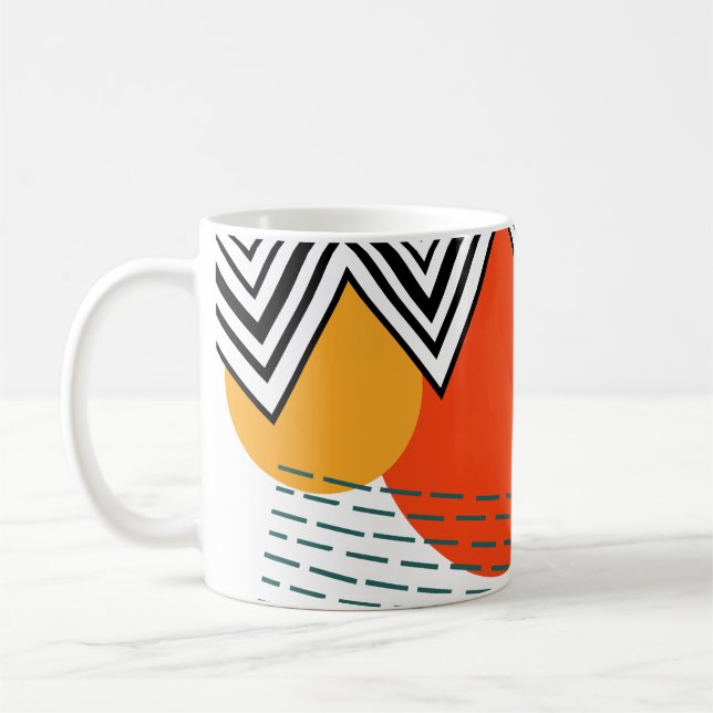 Abstract Mid-Century Modern  Coffee Mug (Left)