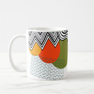 Abstract Mid-Century Modern Coffee Mug