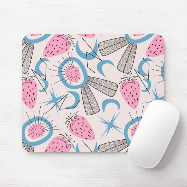 Abstract Mid Century Modern Mouse Pad (With Mouse)