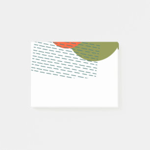 Abstract Mid-Century Modern  Post-it Notes