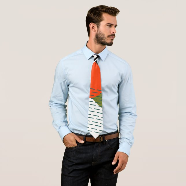 Abstract Mid-Century Modern  Tie (In Situ)