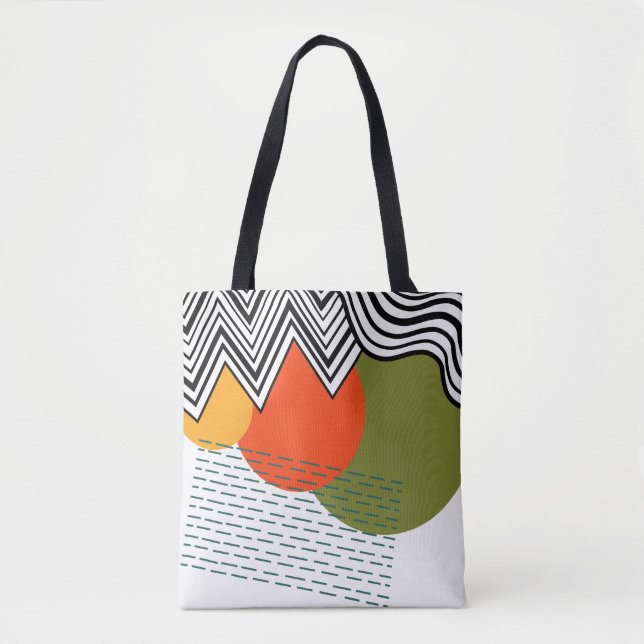 Abstract Mid-Century Modern  Tote Bag (Front)