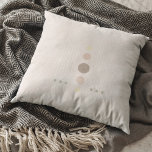 Abstract mid century pinkish cushion<br><div class="desc">Mid century inspired design with abstract shapes and a pastel pink background.</div>