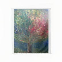 Abstract Midnight Tree