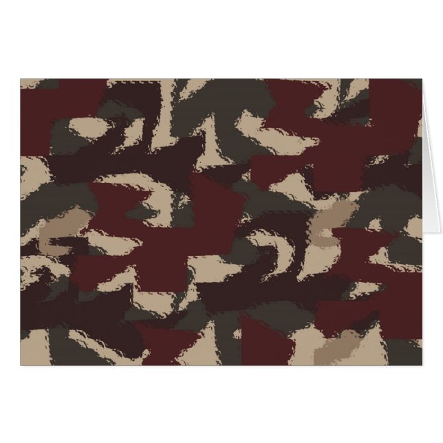 Abstract Military Camouflage Pattern (Front Horizontal)