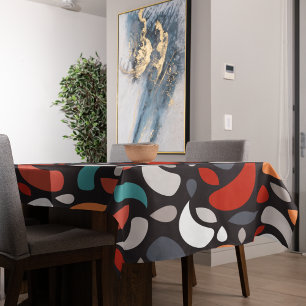 Abstract Minimal Geometric Shape Tablecloth