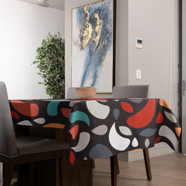 Abstract Minimal Geometric Shape Tablecloth (Table cloth)