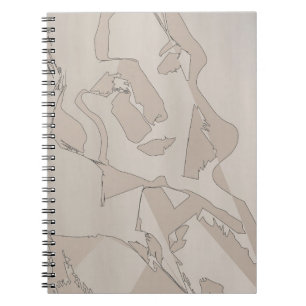 Abstract Minimal Line Art Notebook
