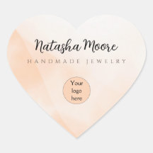 Abstract minimal simple orange Business