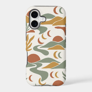 Abstract Minimalist Boho Landscape Seamless Patter
