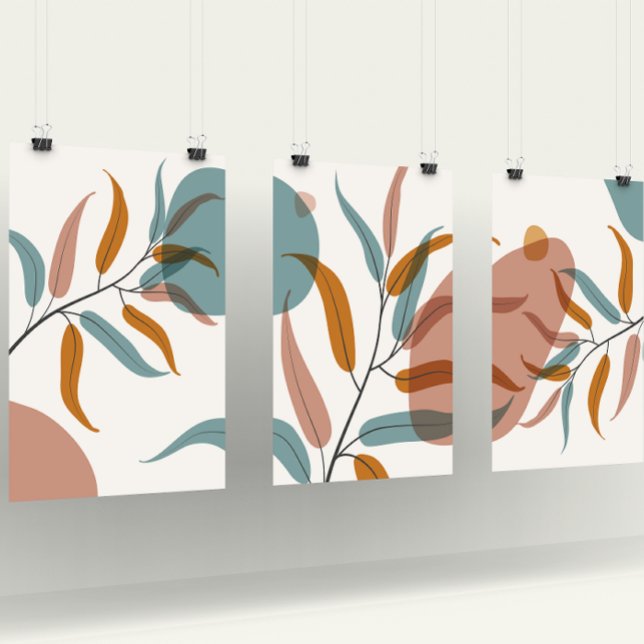 Abstract minimalist botanical wall art set (Creator Uploaded)
